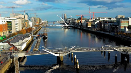 Drone Footage of a Bridge