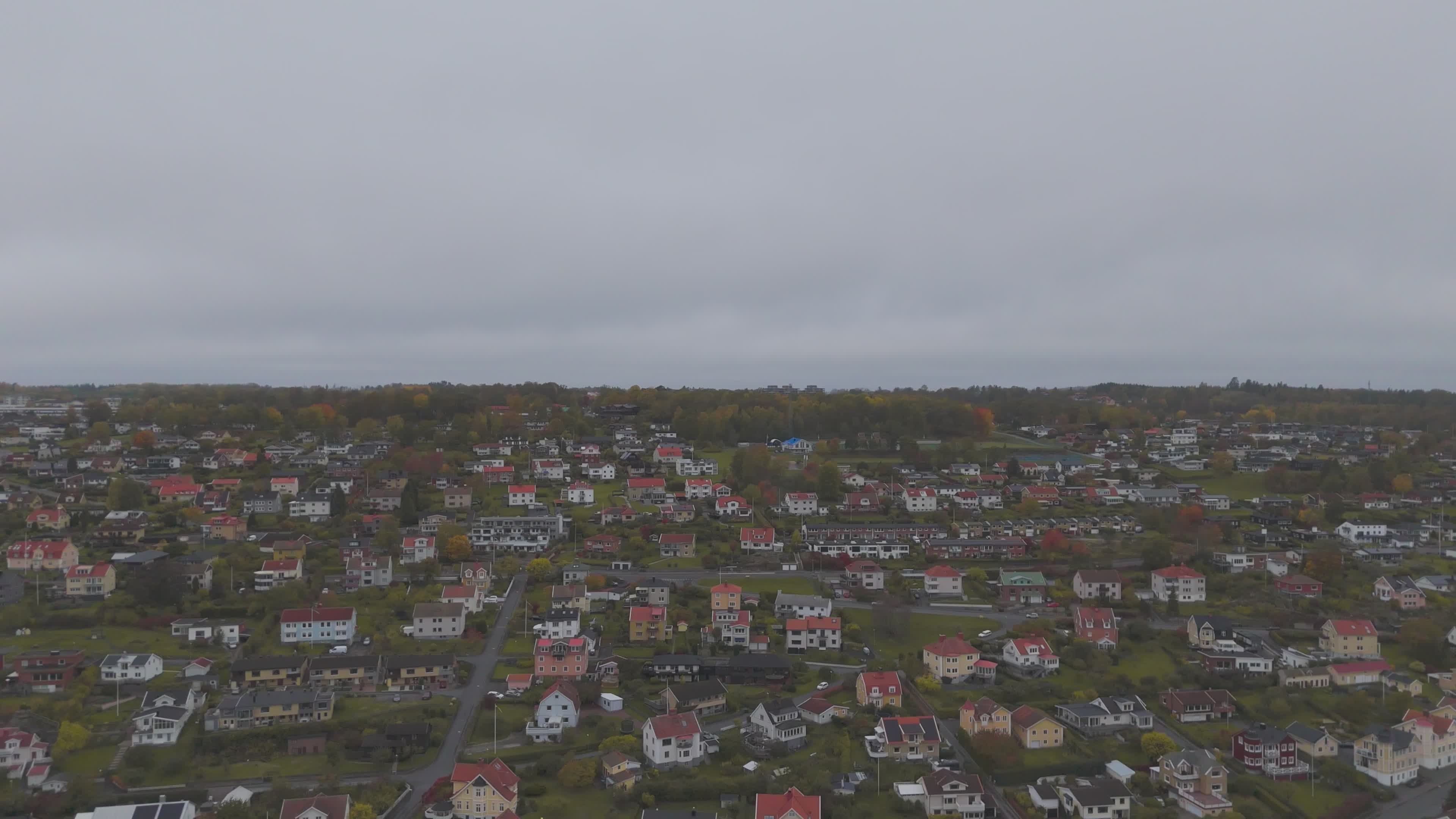 Aerial View of Suburban Residential Area Free Stock Video Footage ...