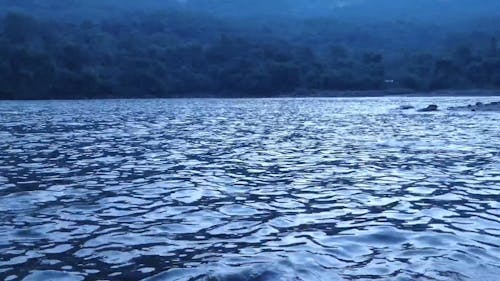 Ripples on a Blue Lake