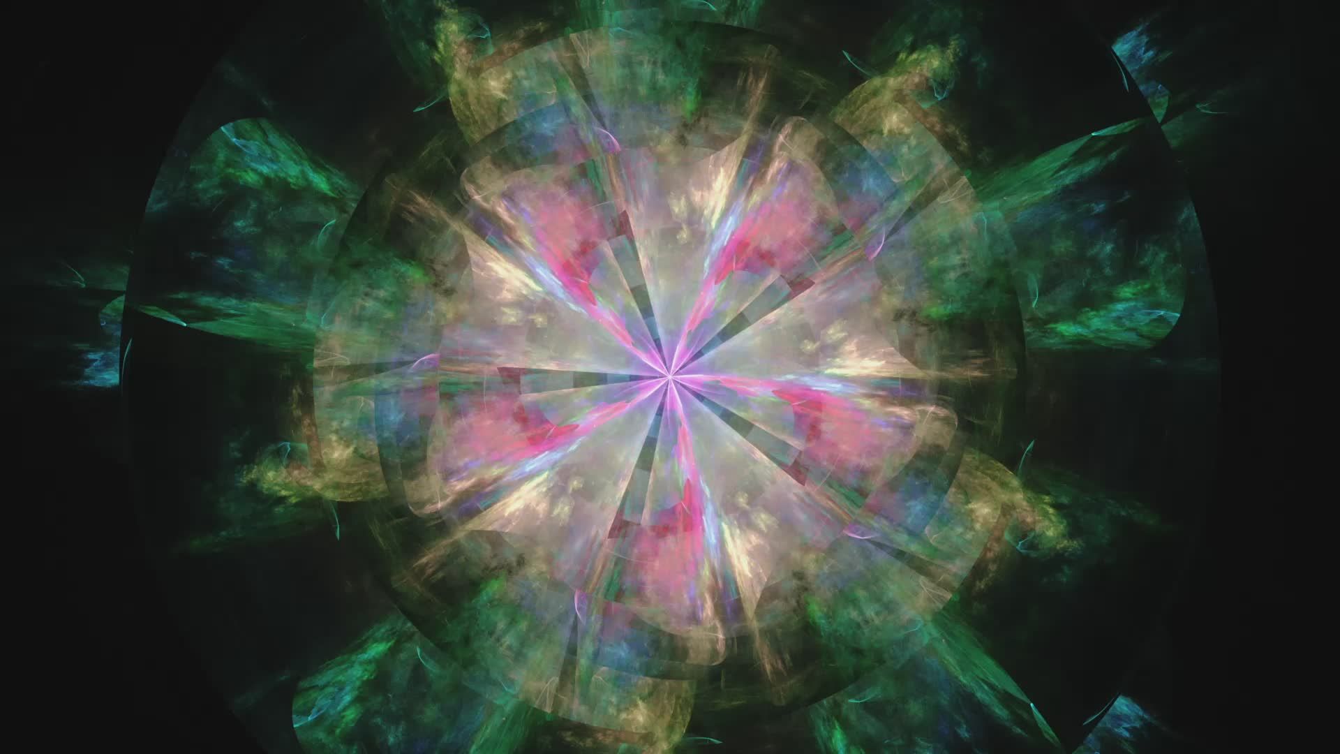 Vibrant Abstract Kaleidoscope Animation Loop Free Stock Video Footage ...