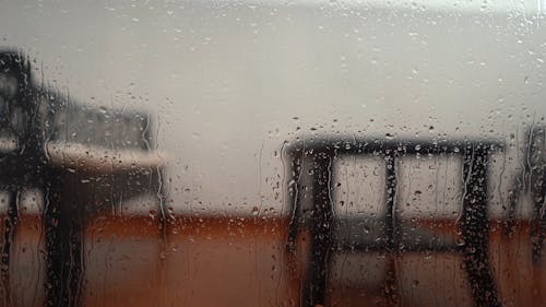 Droplets of Rain on a Window