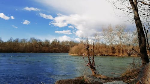 A River at a National Park in Italy