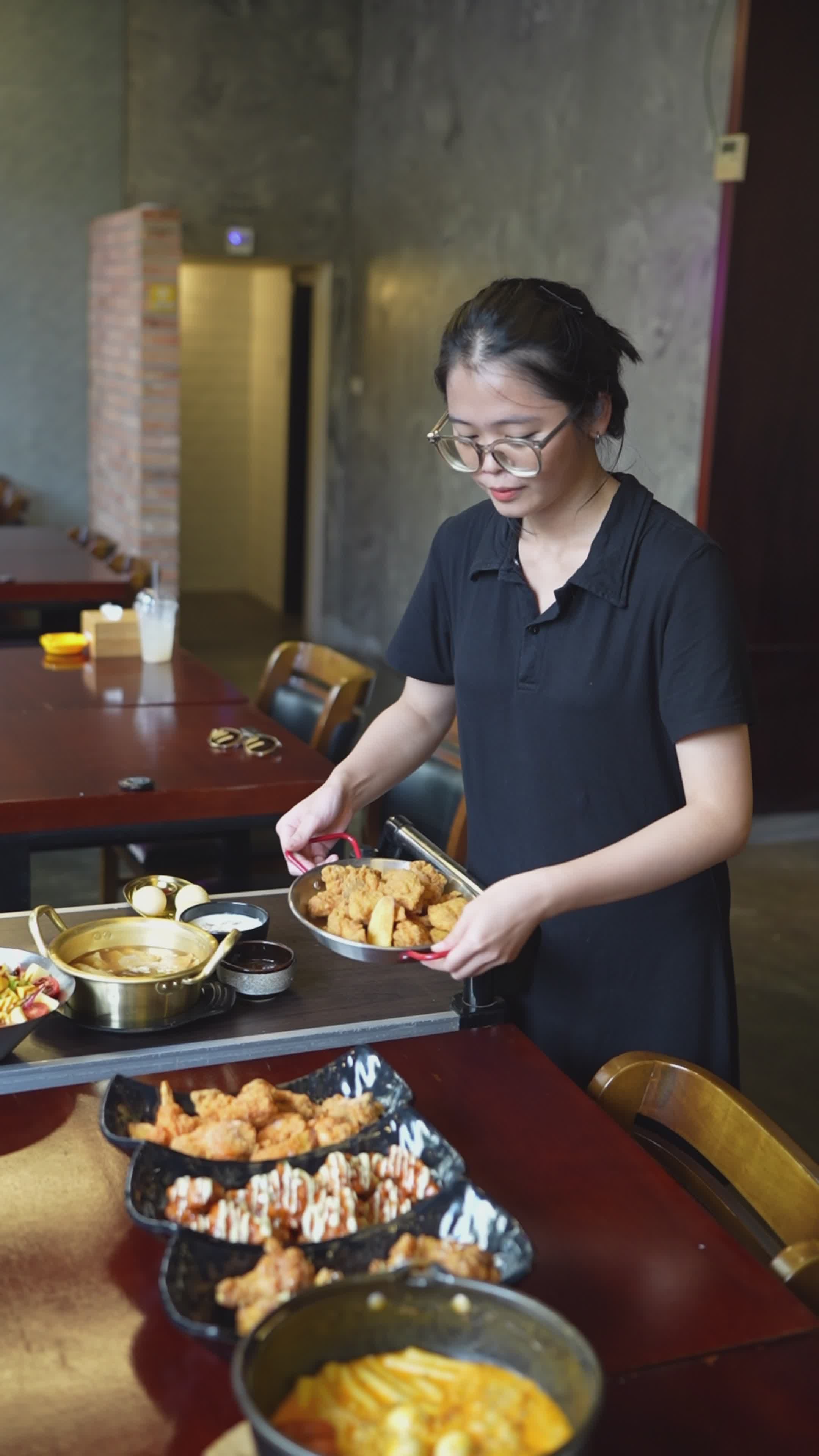 Chef Preparing Dishes in Busy Restaurant Kitchen Free Stock Video ...