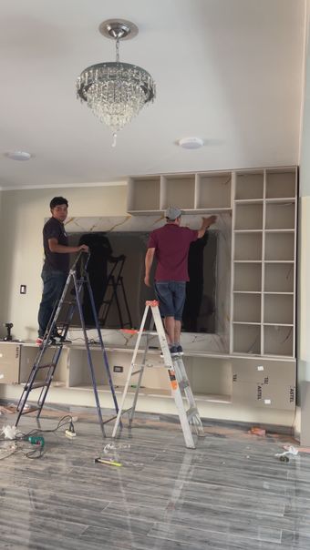 全屋定制安装工地视频素材