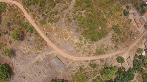 An Aerial Shot of a Remote Construction Site