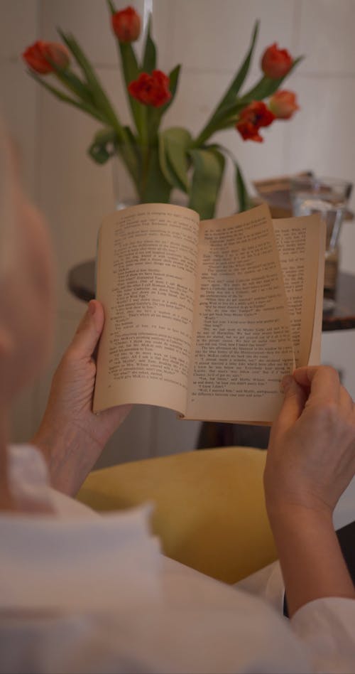 A Woman Reading A Book