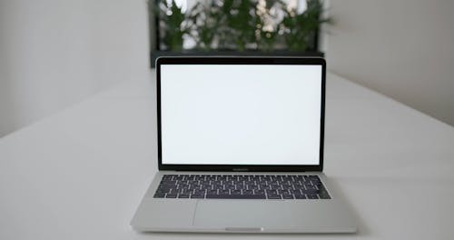 Close Footage Of A Macbook Pro