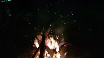 篝火晚会视频素材视频素材