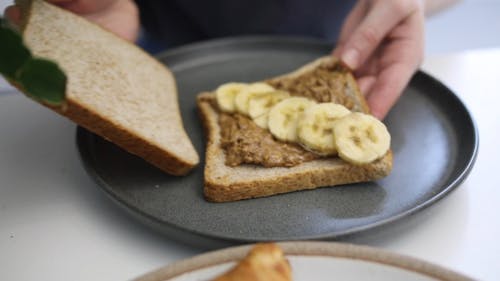 Banana Peanut Butter Sandwich