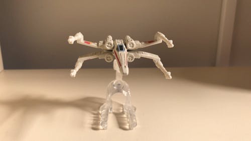 A Spaceship Model Toy Used In A Movie On Dispaly