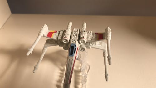 A Spaceship Model Toy Used In Star Wars Movie