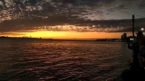 Beach View During Golden Hour