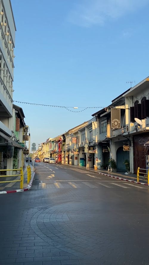 Traffic In The Streets Of Thailand During Lock Down