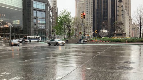 The Columbus Circle In Manhattan New York