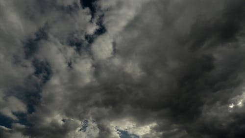 Time-Lapse Video of White Clouds