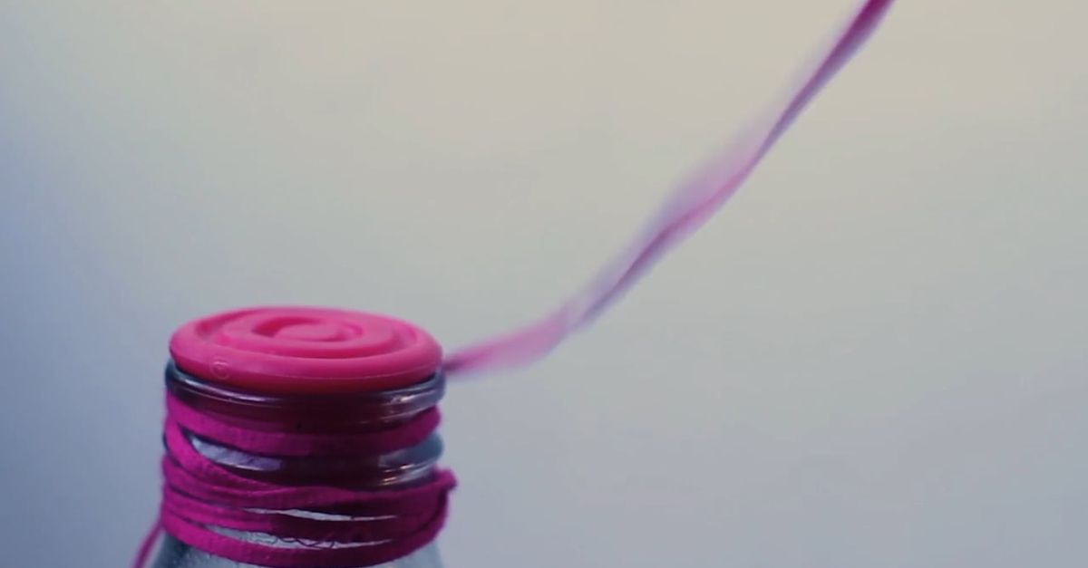 Untying a Ribbon from the Bottle Free Stock Video Footage, Royalty-Free ...