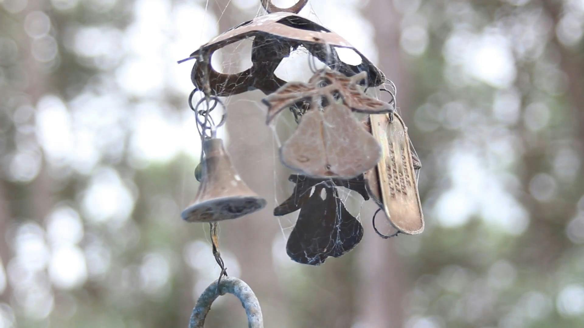Wind Chime Hanging On A Tree · Free Stock Video
