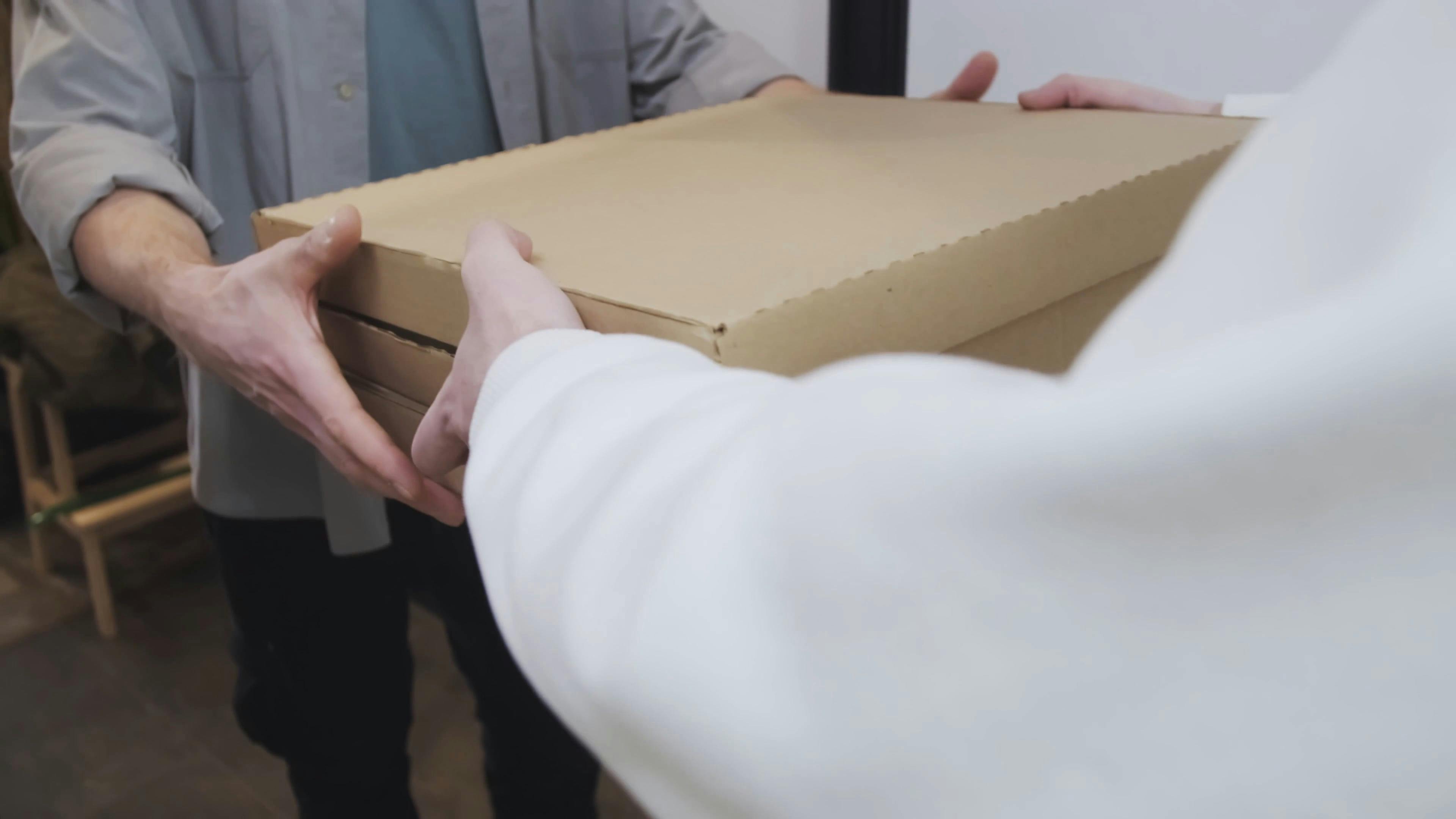 A Person Delivering Pizzas · Free Stock Video