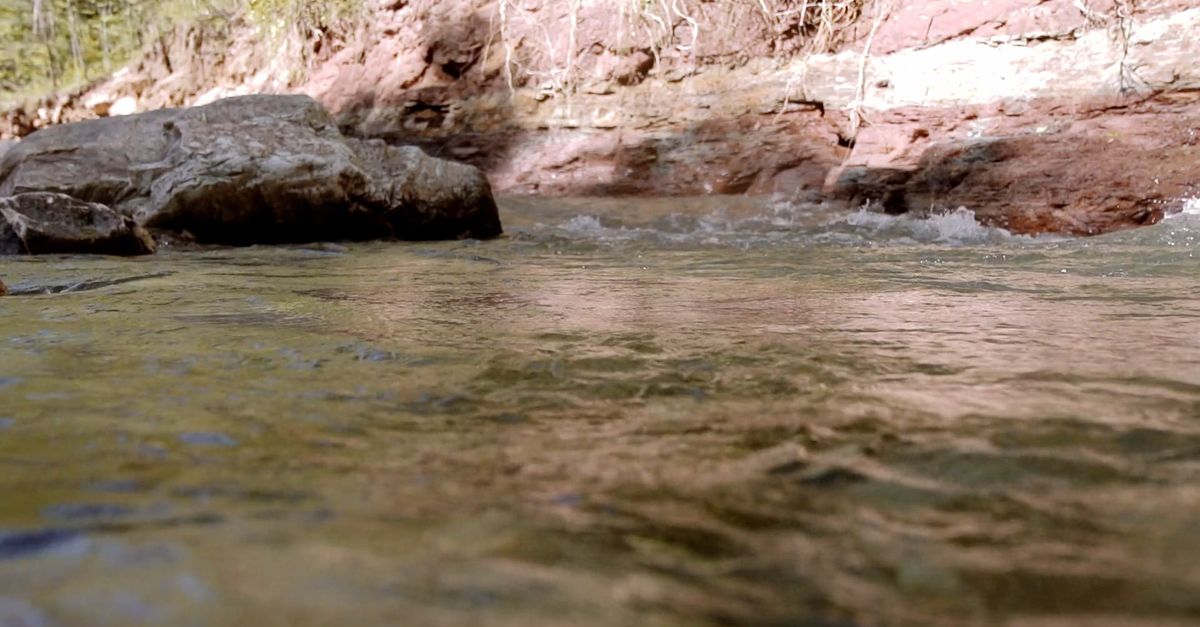 Slow Motion of Rocks Falling to the Water Free Stock Video Footage ...