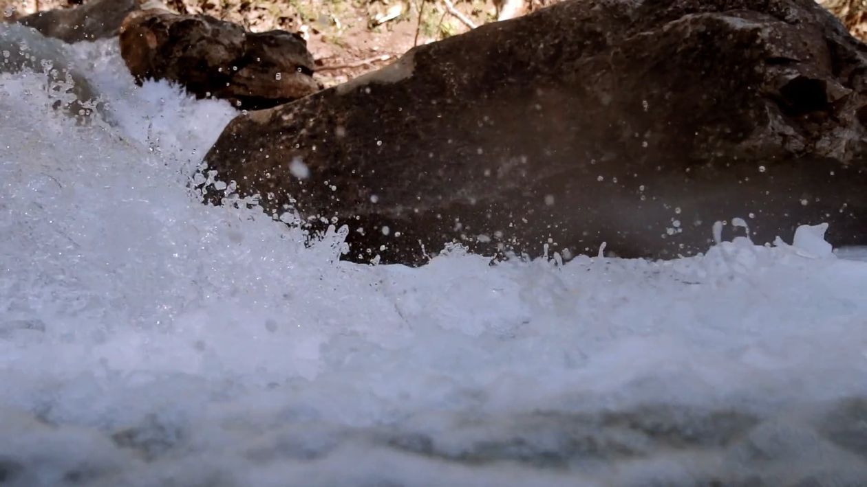 Close-Up Shot of Flowing Water in the River Free Stock Video Footage ...