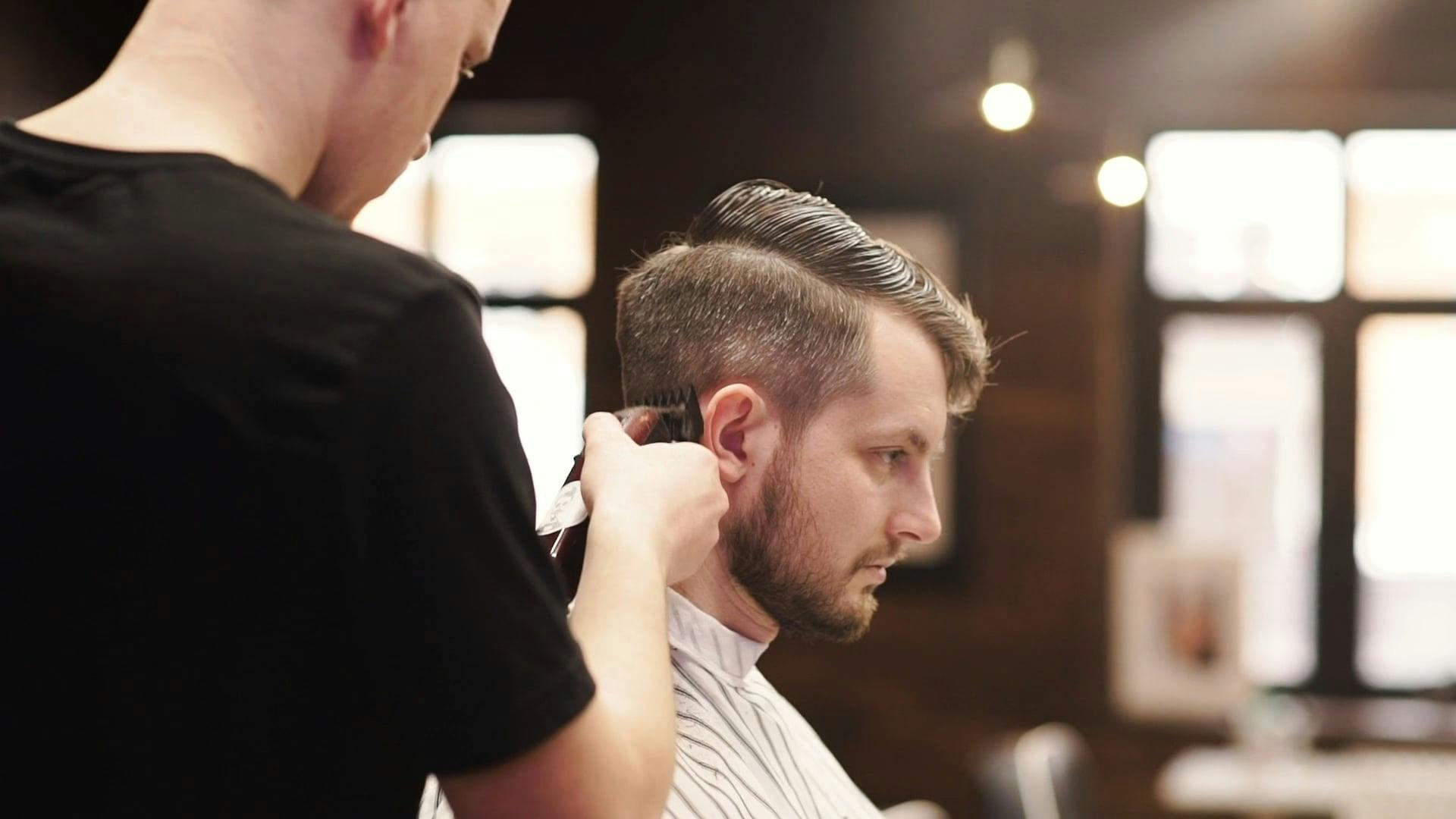 A Man Having a Haircut · Free Stock Video