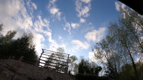 Time-Lapse Video of White Clouds and Blue Sky