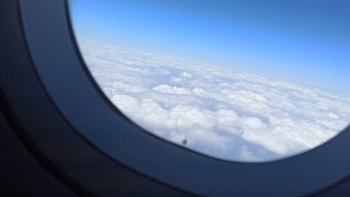 A Video of Clouds from an Airplane Window