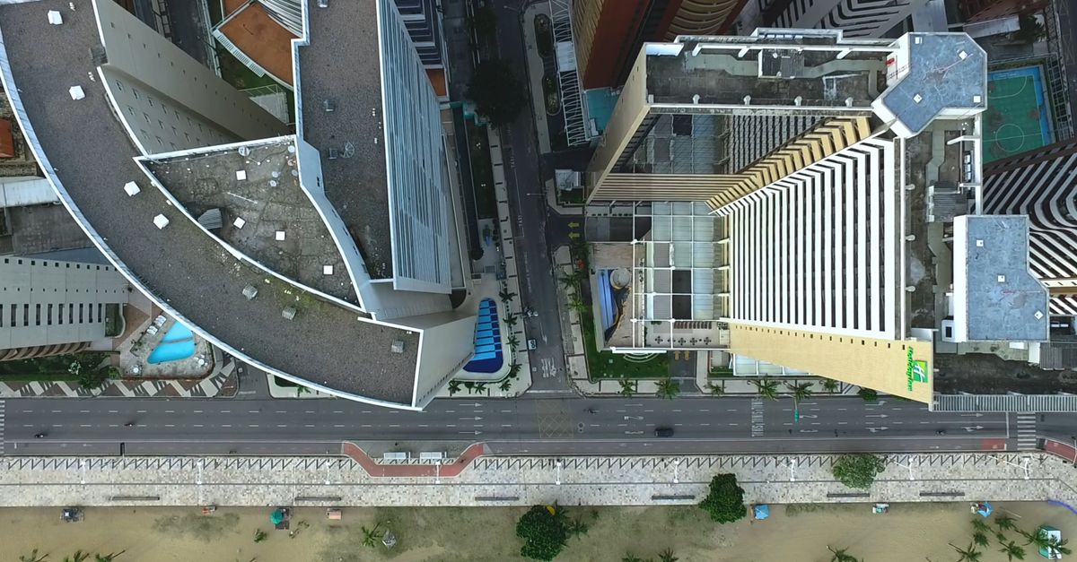 4k High Rides Building Drone Footage Of High Rise Condominium Buildings Free Stock Video ...