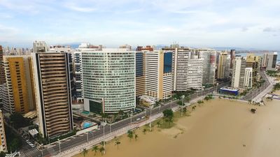 Drone Footage Of High Rise Condominium Buildings Free Stock Video ...