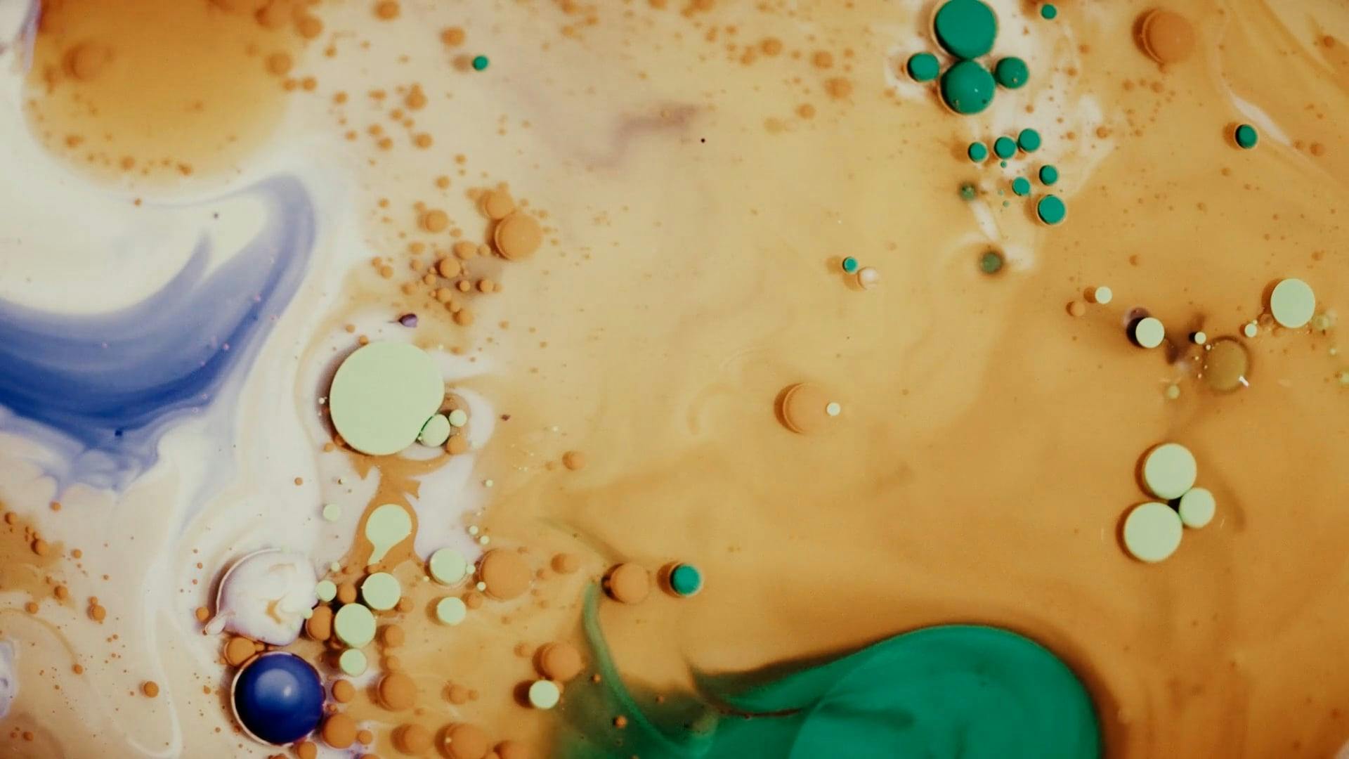 Mixing Colored Liquids By Droplets · Free Stock Video