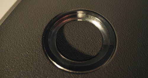 A Power On Button With A Circle Light Around