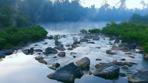 Drone Footage Of A River