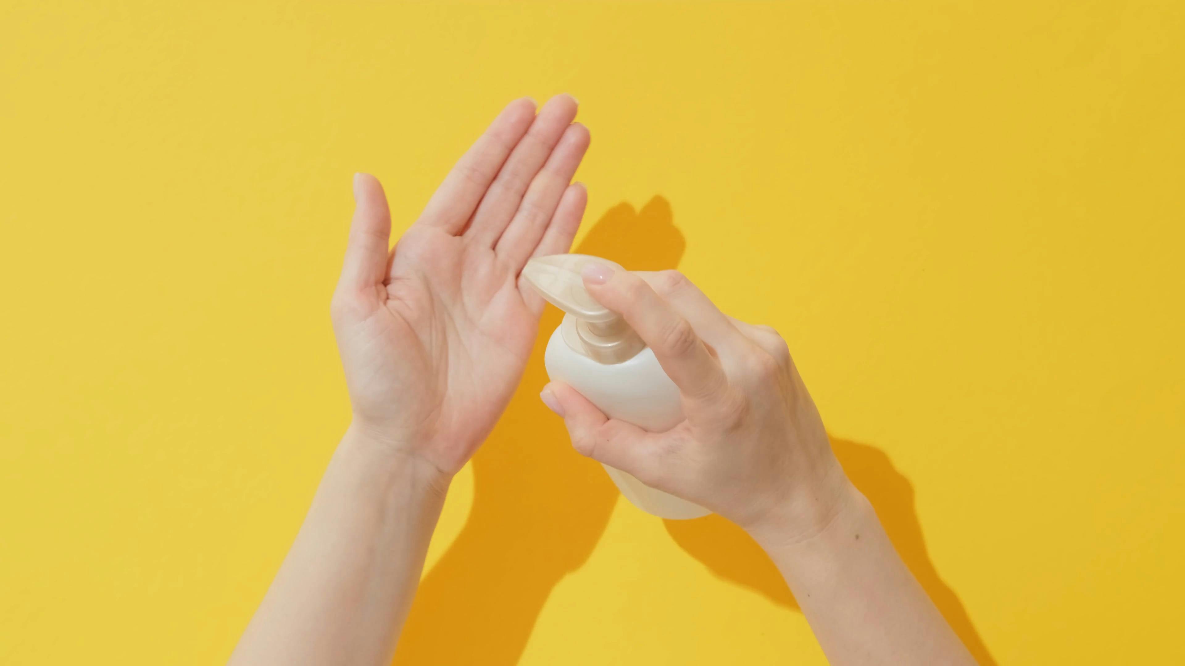 Person Putting Lotion · Free Stock Video