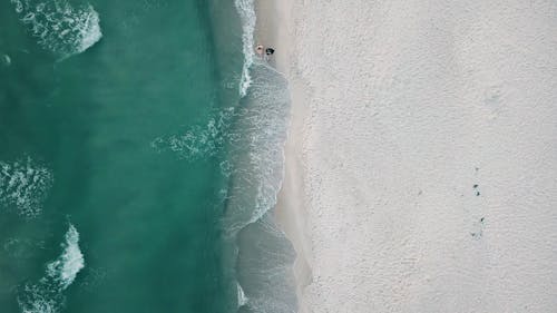 Aerial Footage Of The Beach