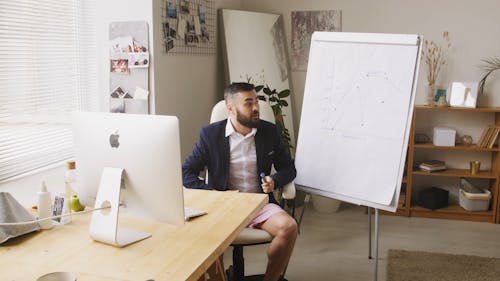 Video Of A Man In A Meeting