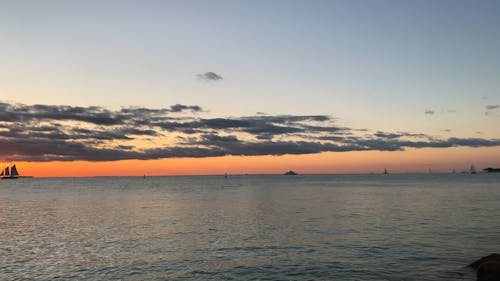 Video Of Calm Body Of Water At Sunset