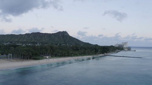 Drone Footage Of An Island