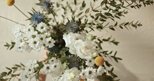 Flowers Arrangement On A Vase