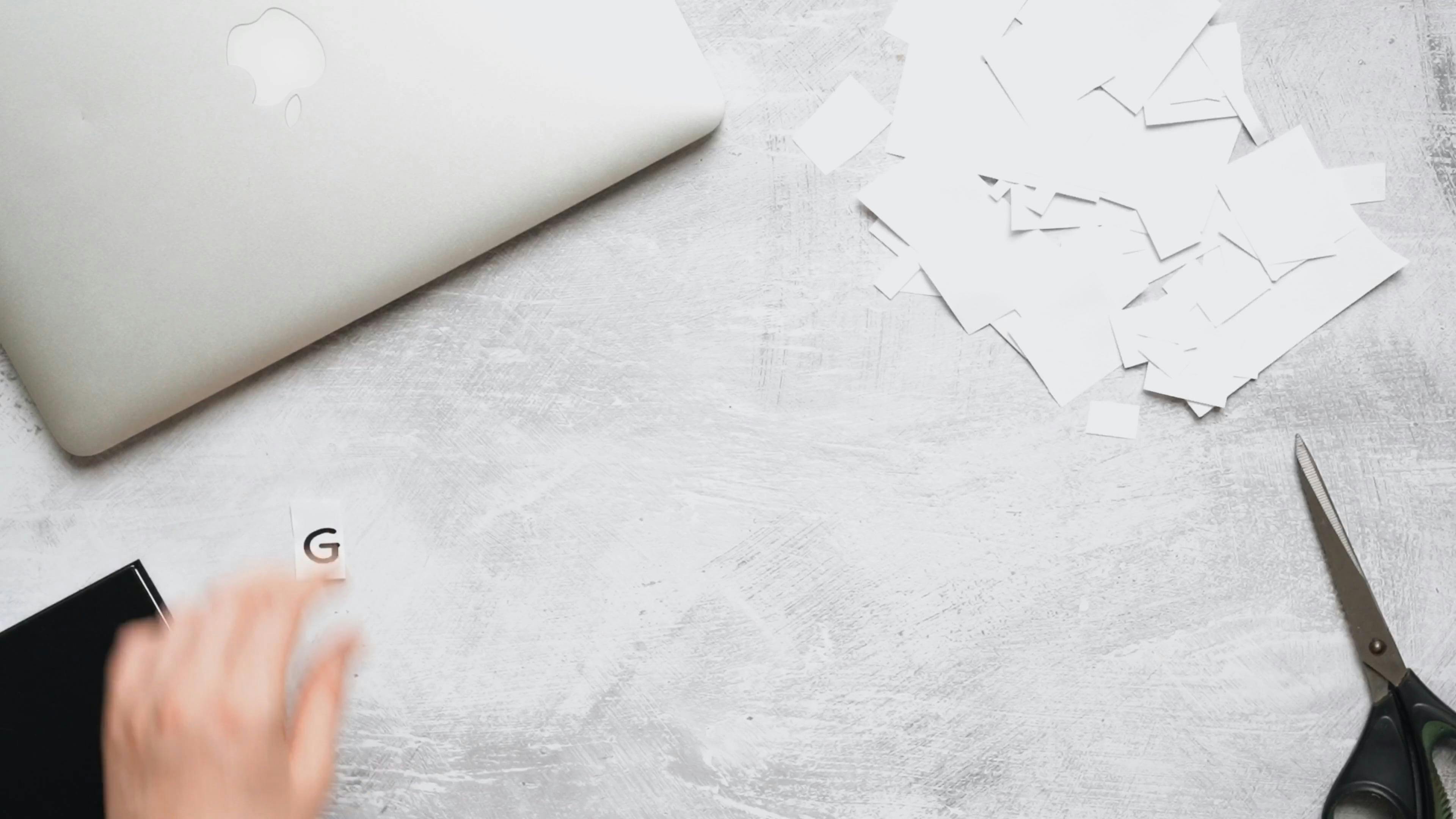 paper-cutout-of-the-word-no-free-stock-video