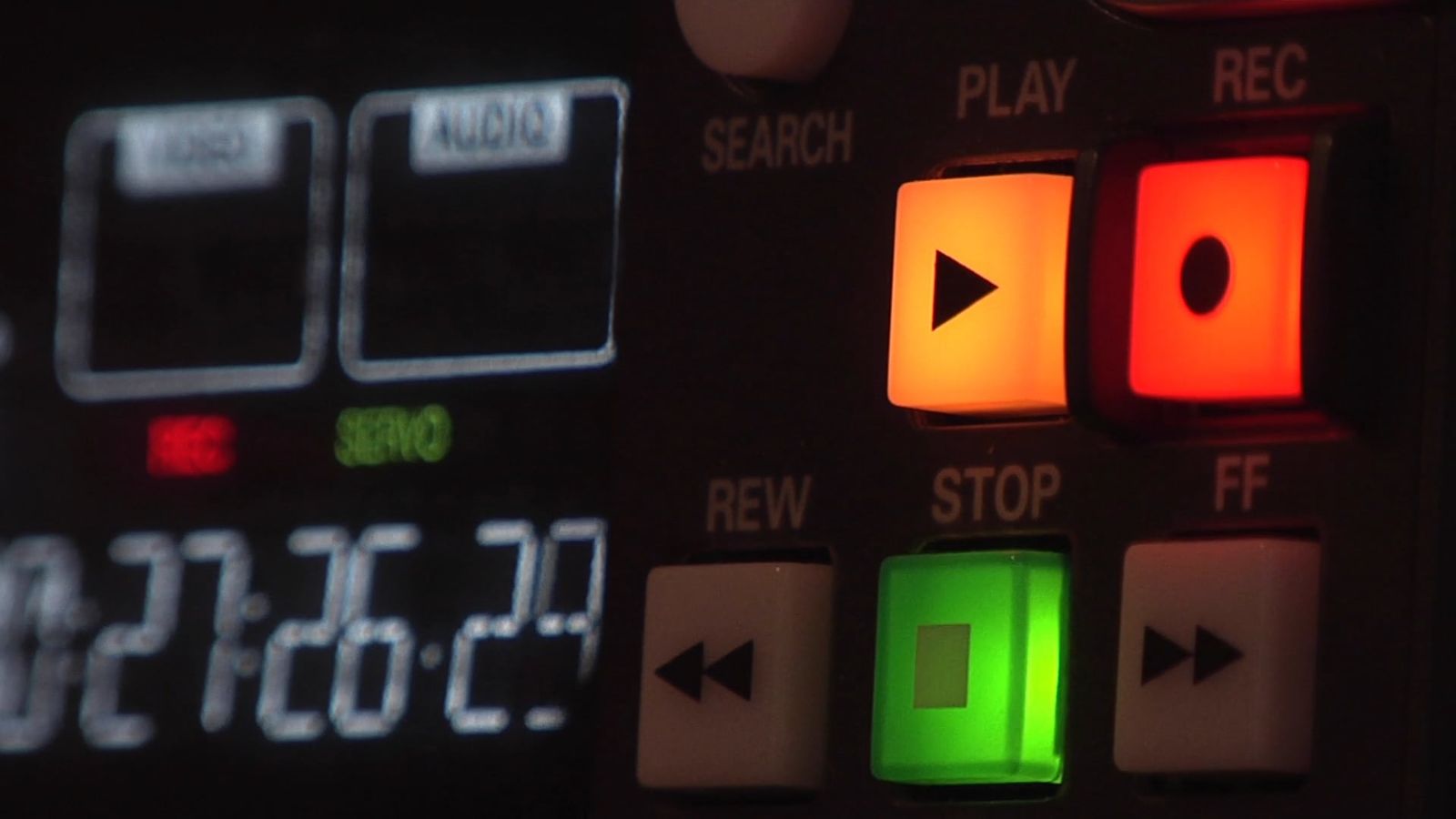 A Close-up Shot of Media Control Buttons Free Stock Video Footage ...