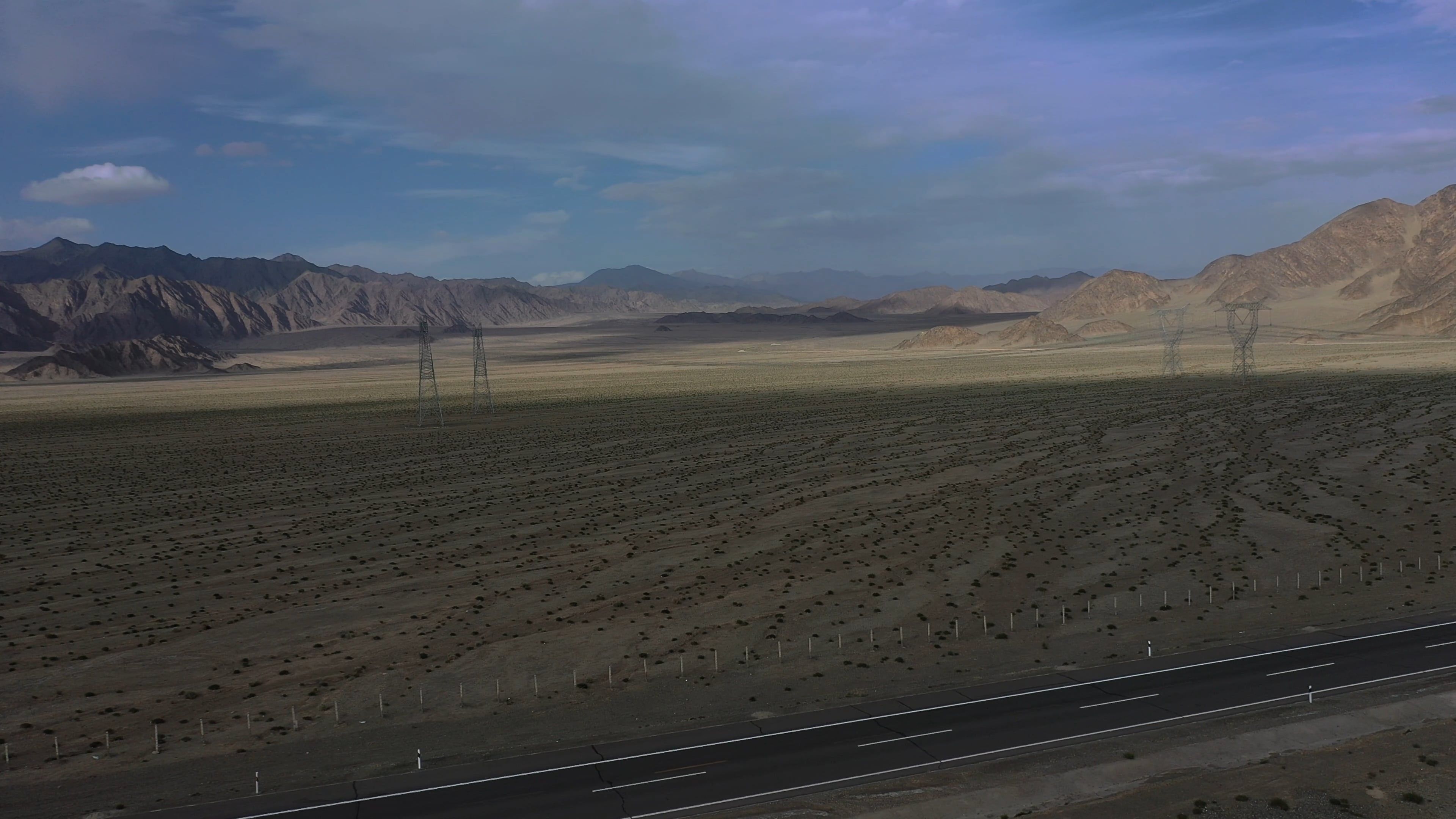 Drone Shot of a Field with Mountain View Free Stock Video Footage ...