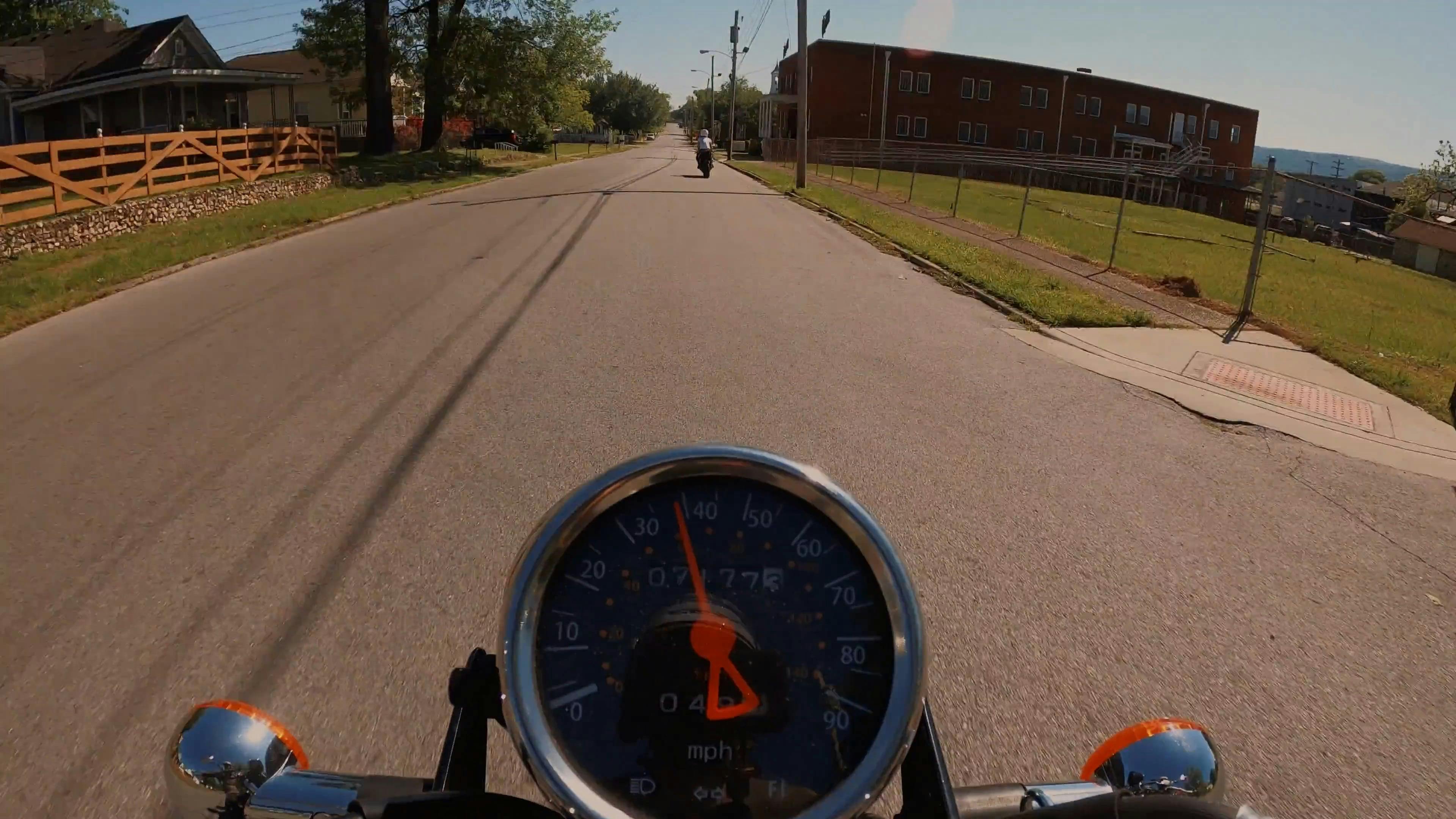 A Motorcycle on the Road u00b7 Free Stock Video