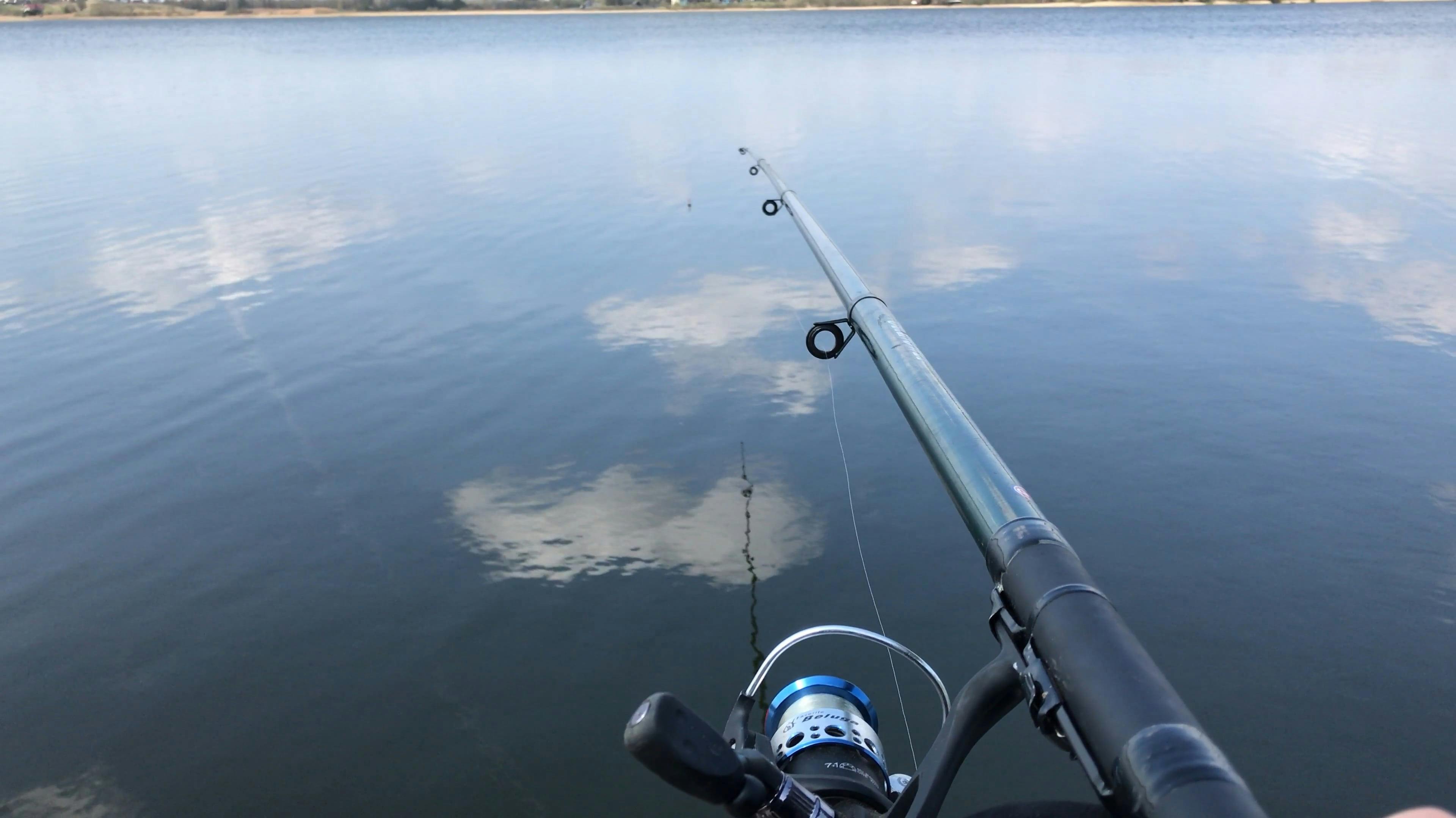 Video Of A Fishing Rod Cast On Water · Free Stock Video