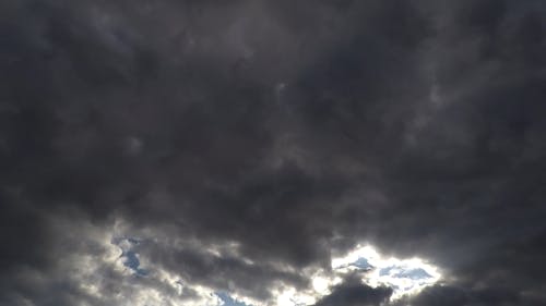 Time-Lapse of Moving Clouds