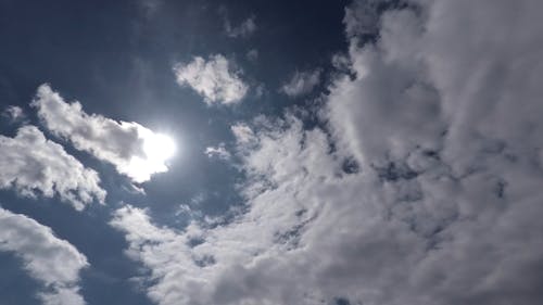 Time-Lapse of Moving Clouds 