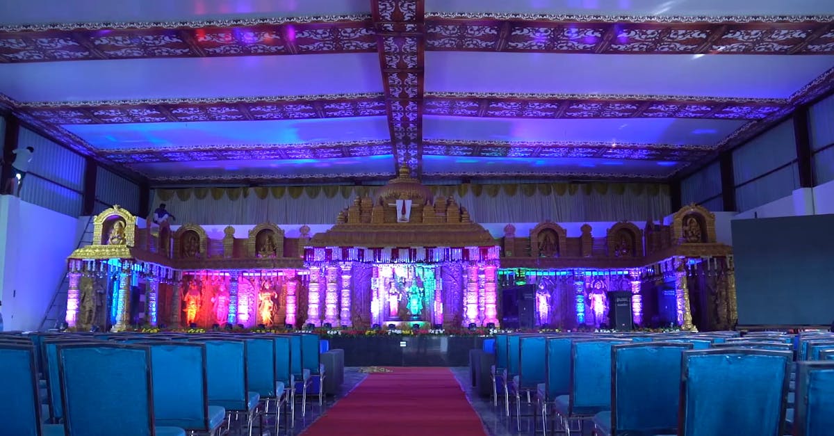 Setting Up The Location For An Event Free Stock Video Footage, Royalty ...