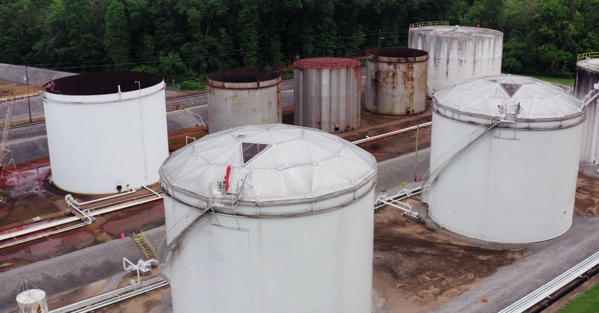 A Drone Video Over a Silo Field Free Stock Video Footage, Royalty-Free ...