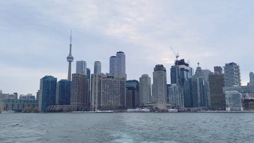 The View Of Toronto City From The Sea