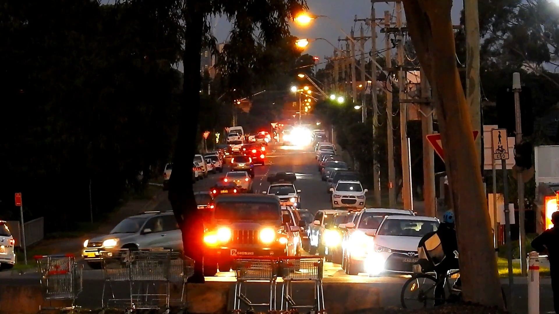 a shot of a busy street at night 4343090