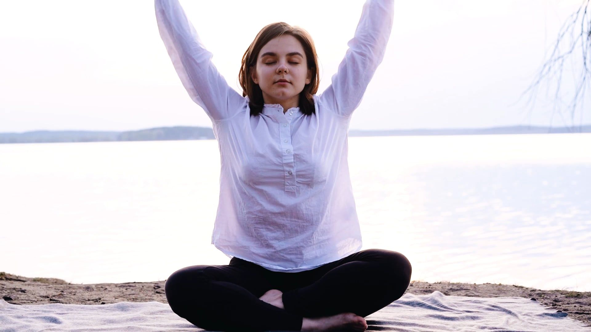 A Woman Doing Yoga Free Stock Video Footage, Royalty-Free 4K & HD Video ...